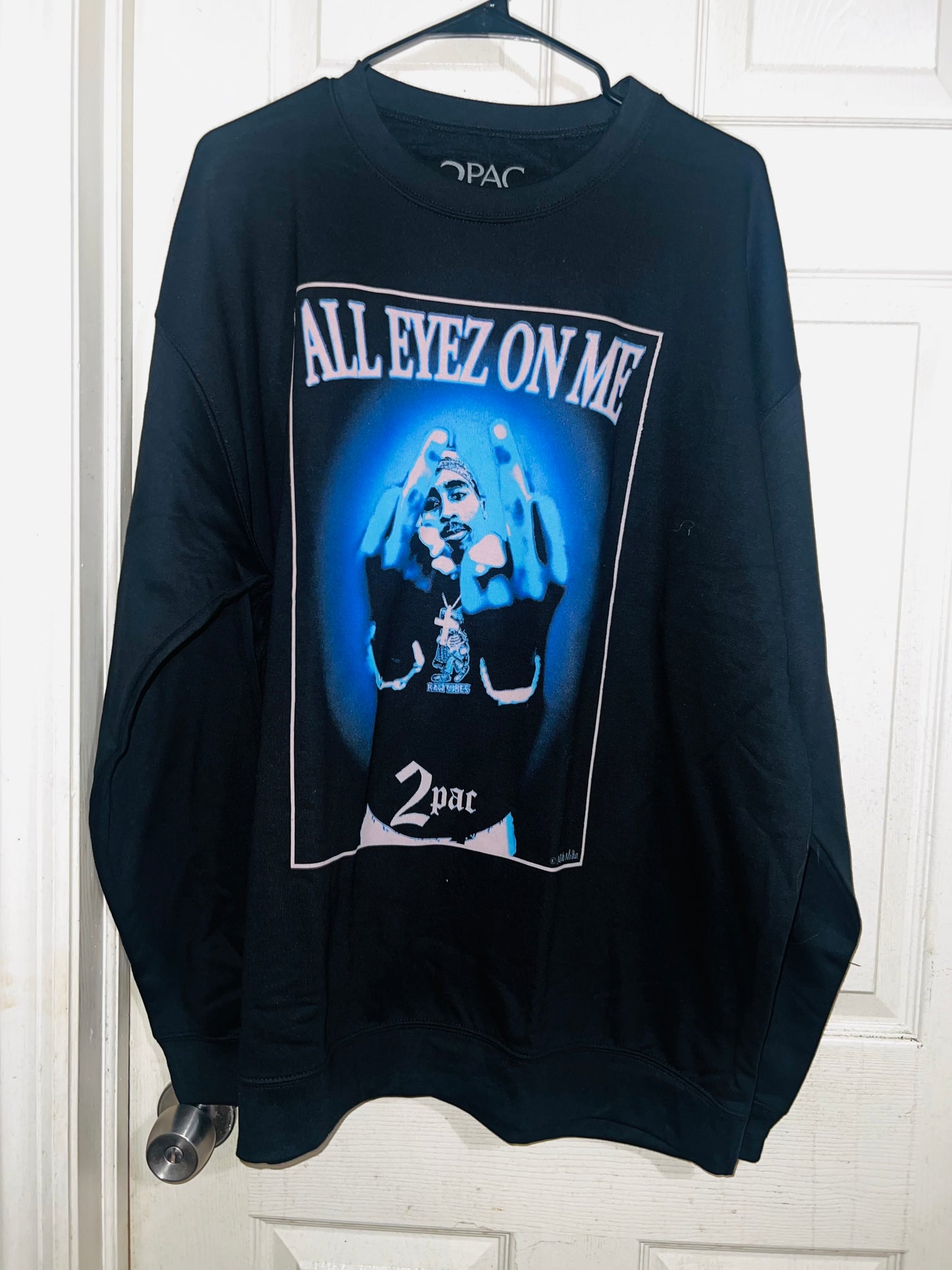 Tupac All Eyes On Me Oversized Sweatshirt