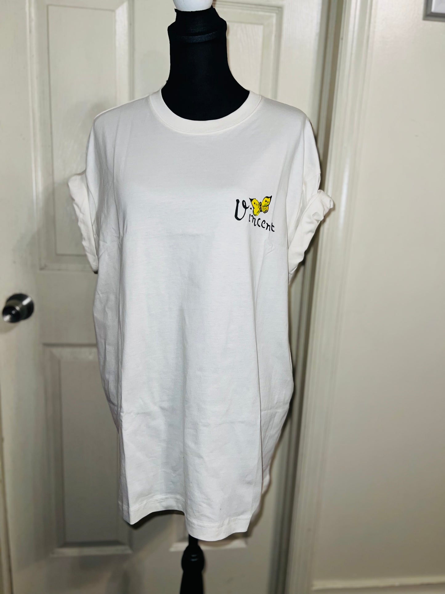 Vincent Van Gogh Double Sided Distressed Tee