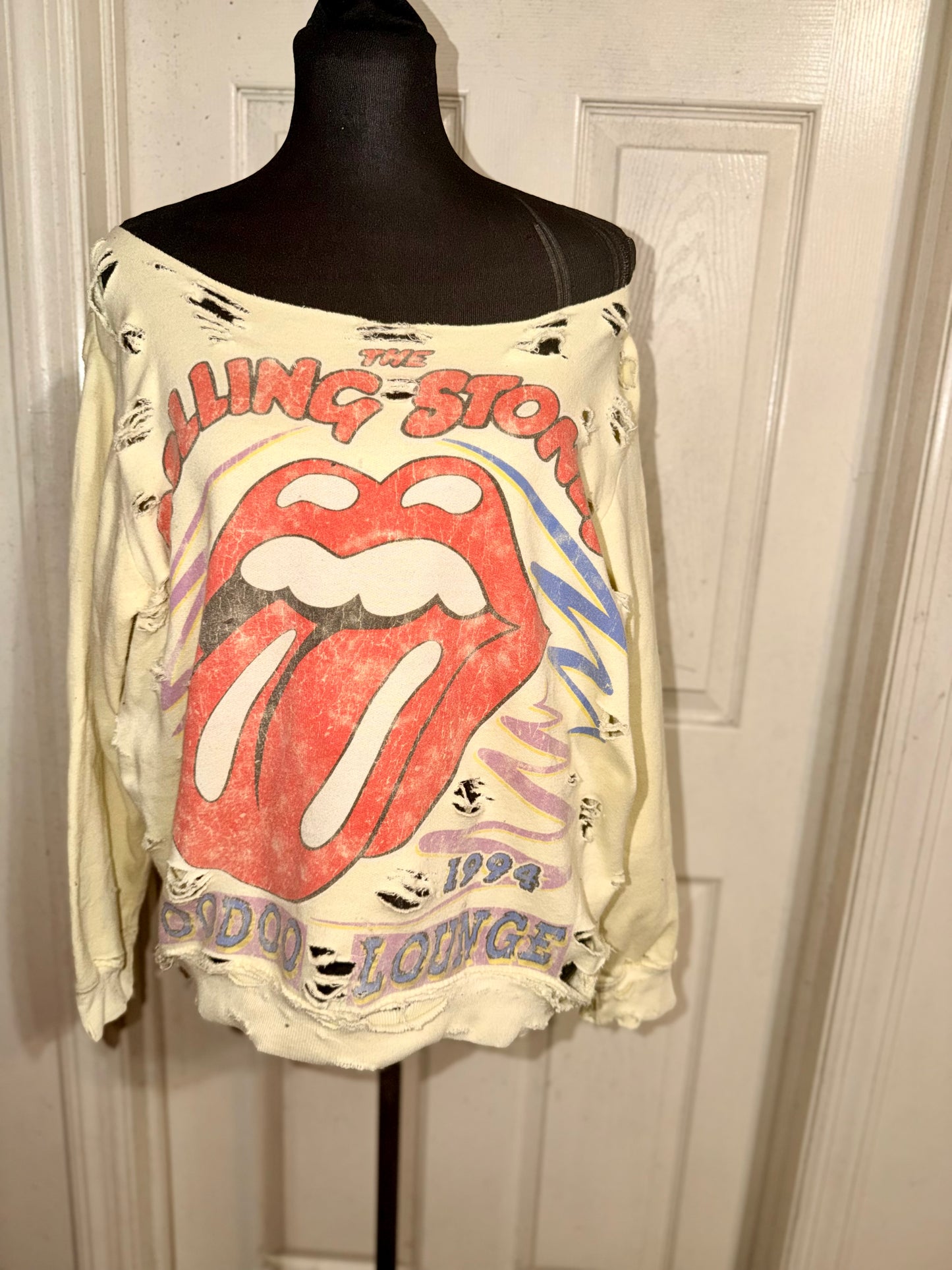 The Rolling Stones Distressed Sweatshirt