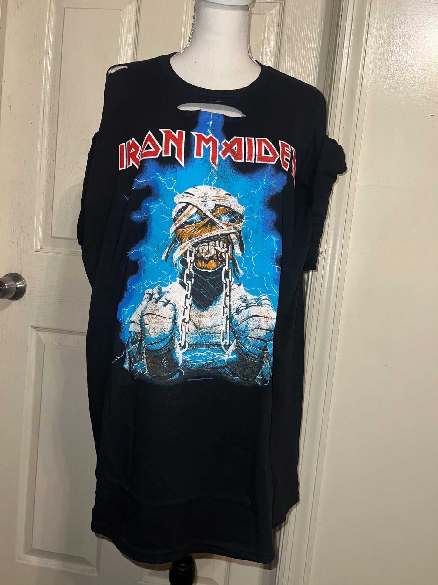 Iron Maiden Oversized Distressed Tee