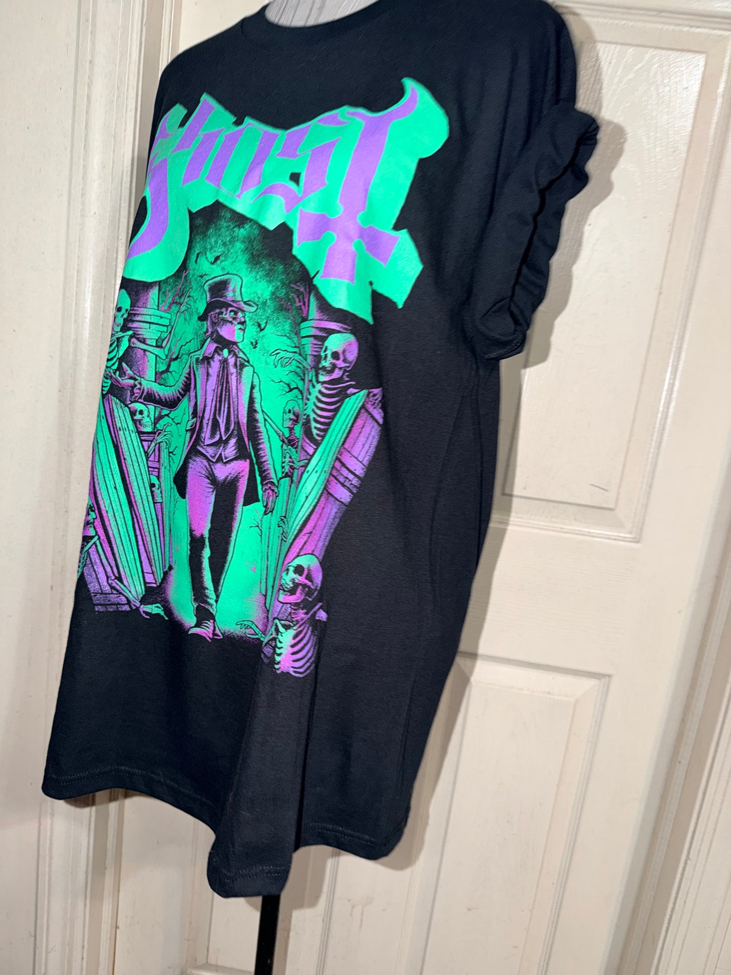 Ghost Oversized Distressed Tee