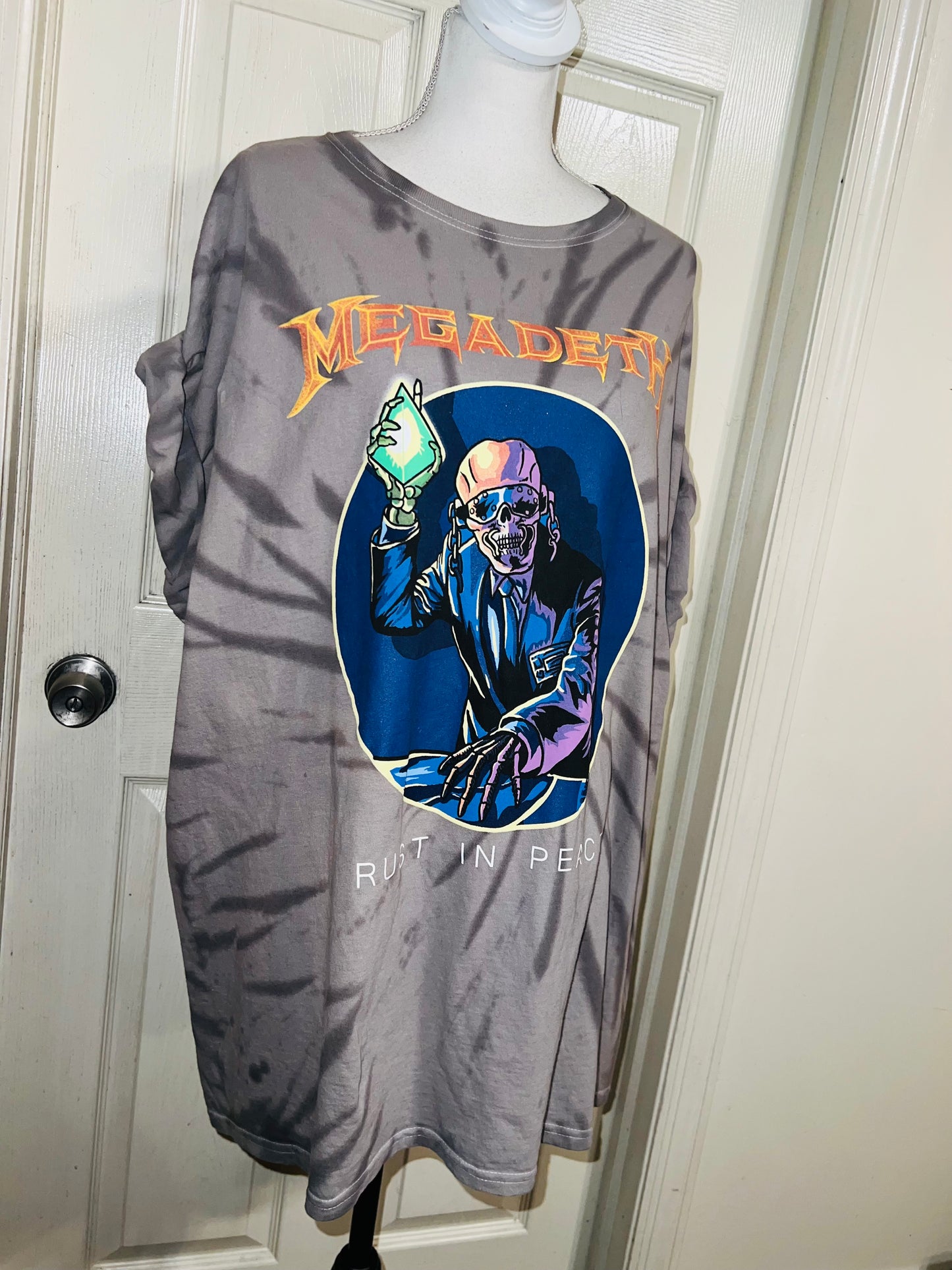 Megadeath Tie Dye Oversized Diss. Tee