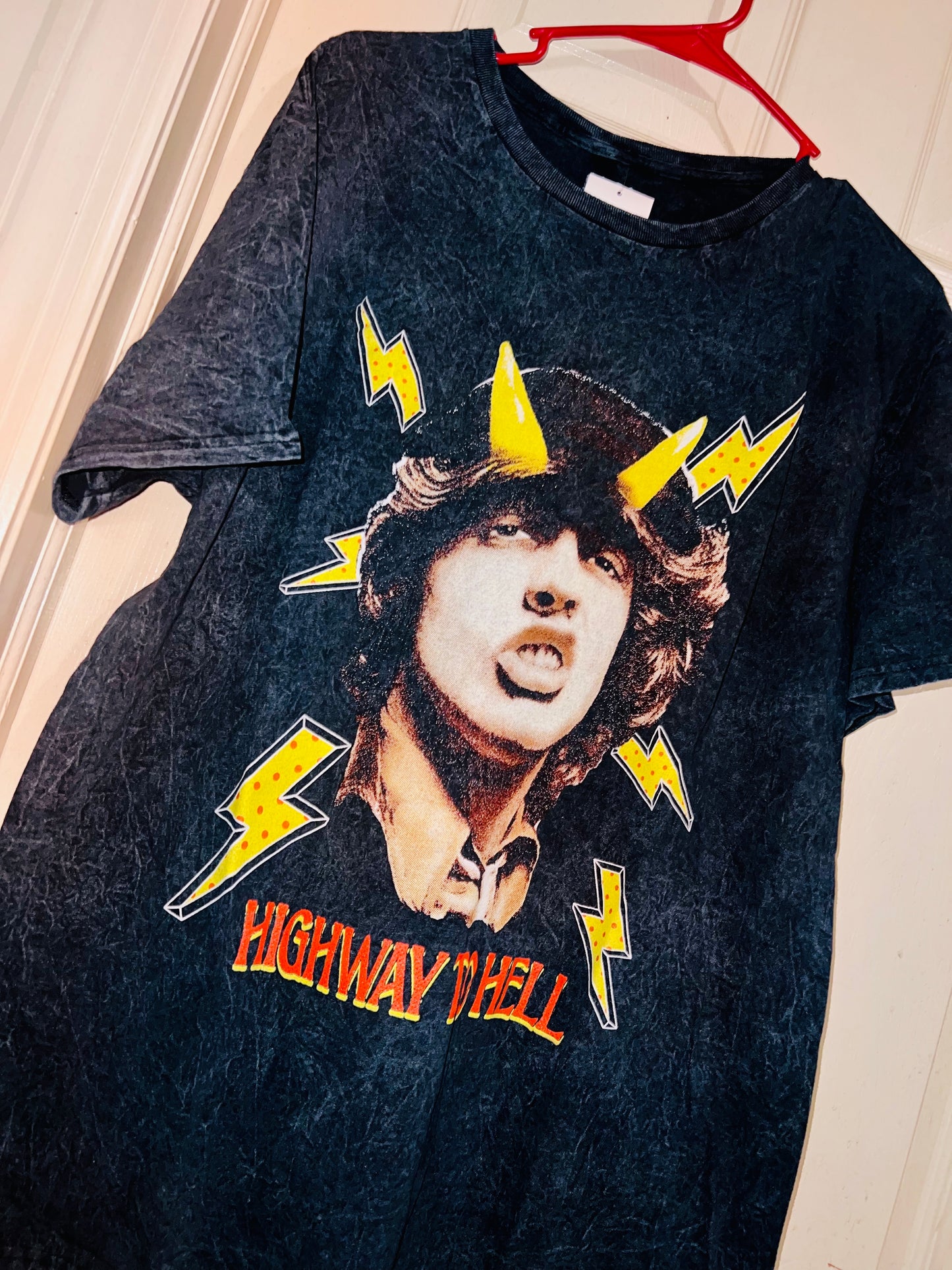 AC/DC Angus Young Highway to Hell Oversized Tee