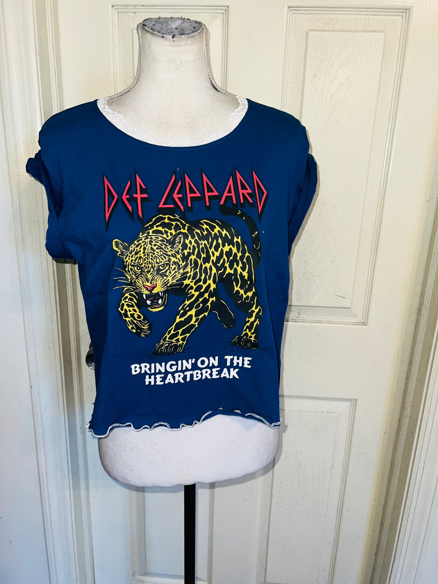 Def Leppard Distressed Baby Tee
