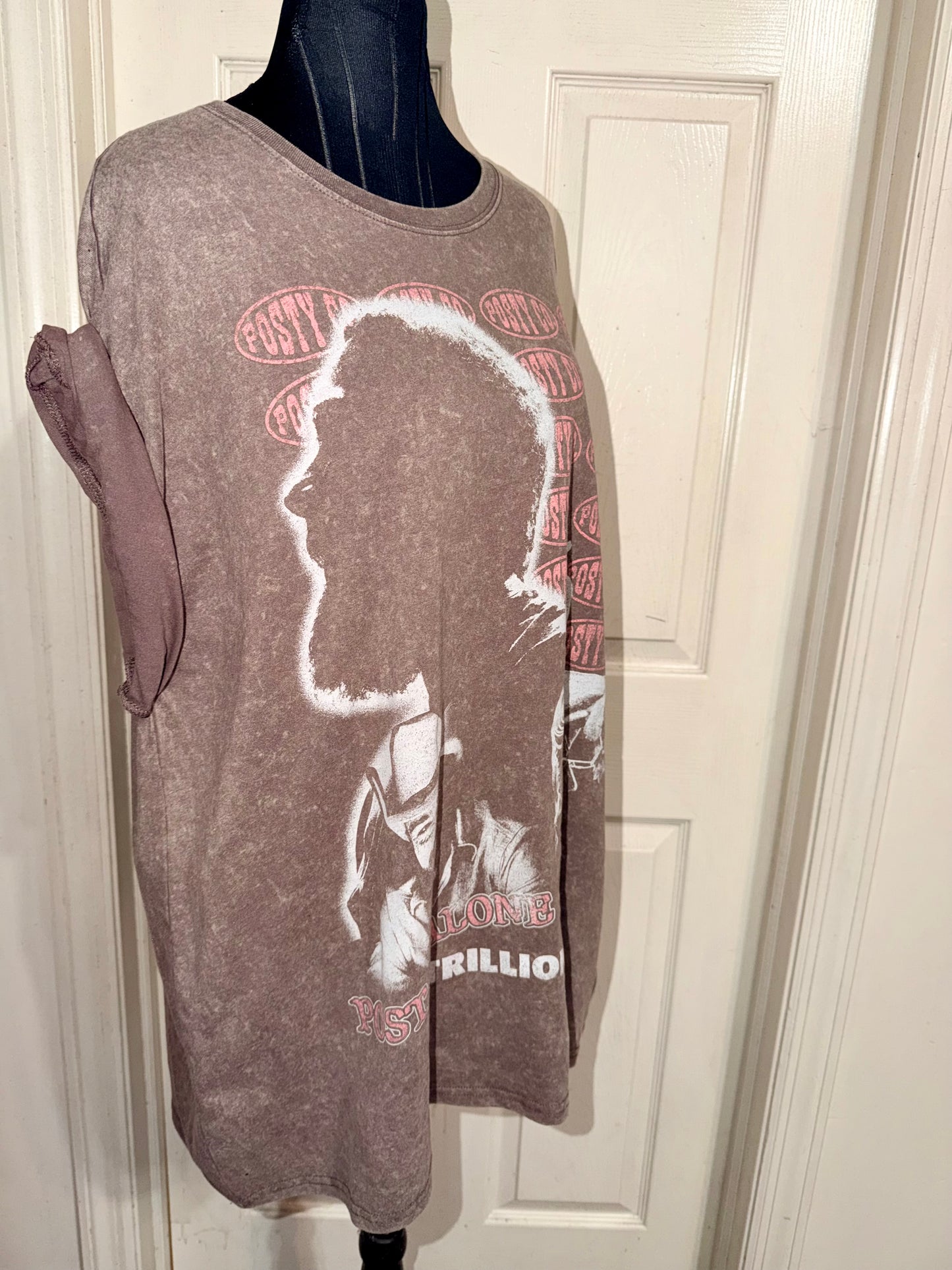 Post Malone Double Sided Oversized Distressed Tee