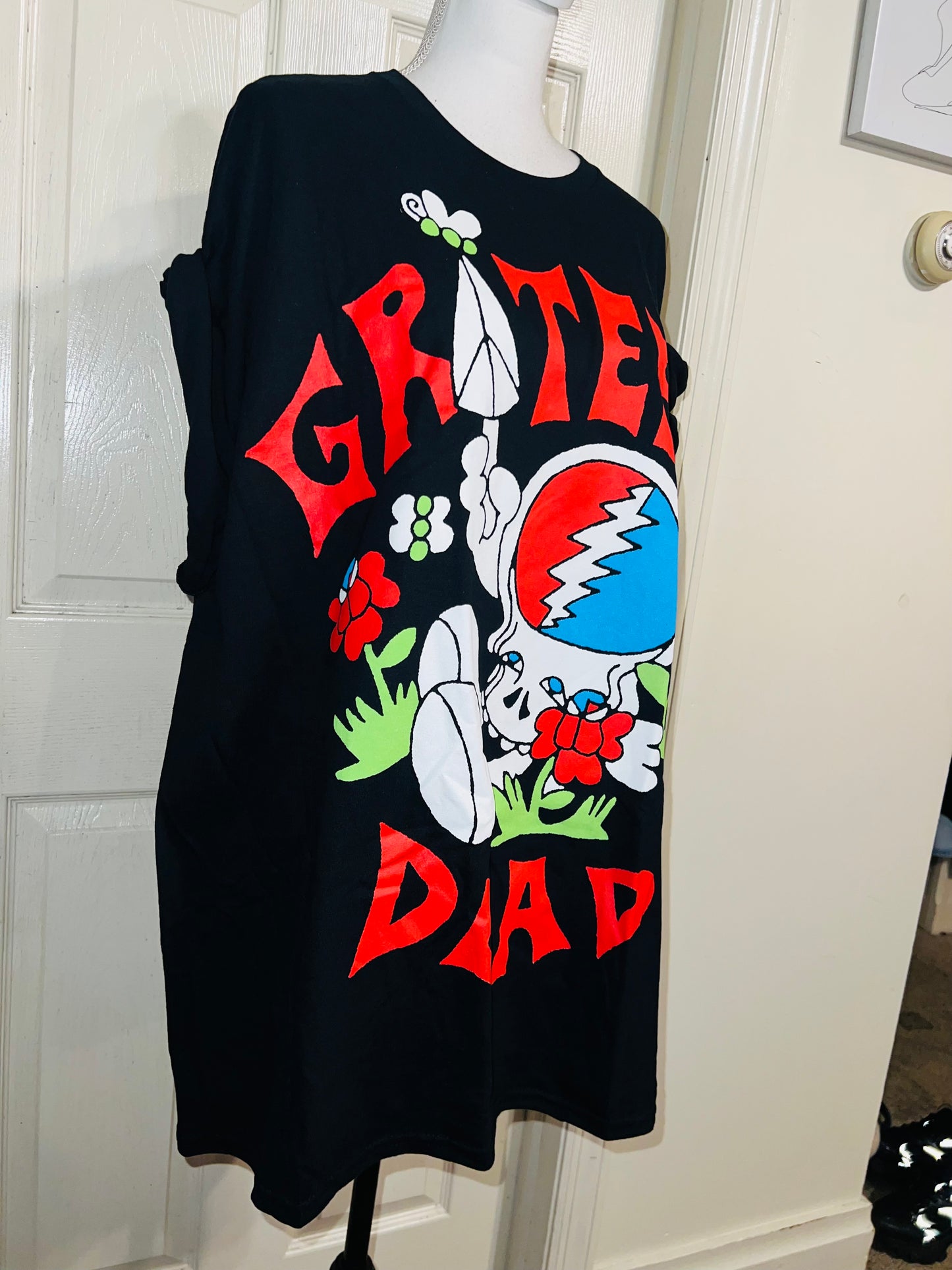 Grateful Dead Oversized Distressed Tee