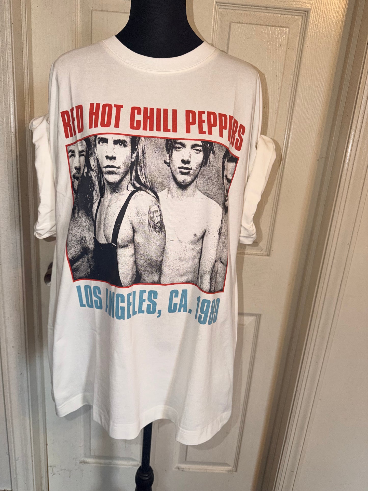 Red Hot Chili Peppers Oversized Distressed Tee