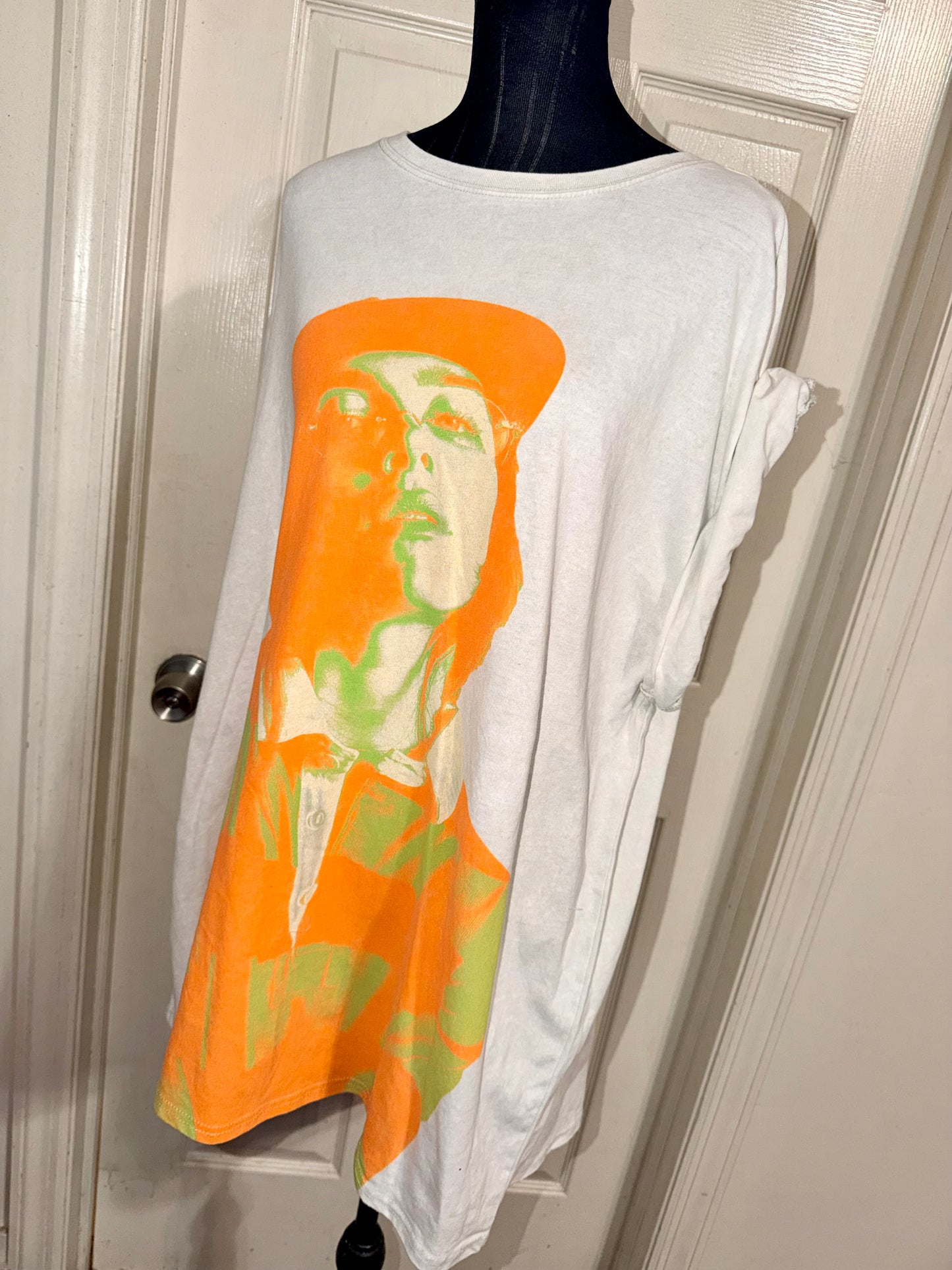 Billie Eilish Double Sided Oversized Distressed Tee