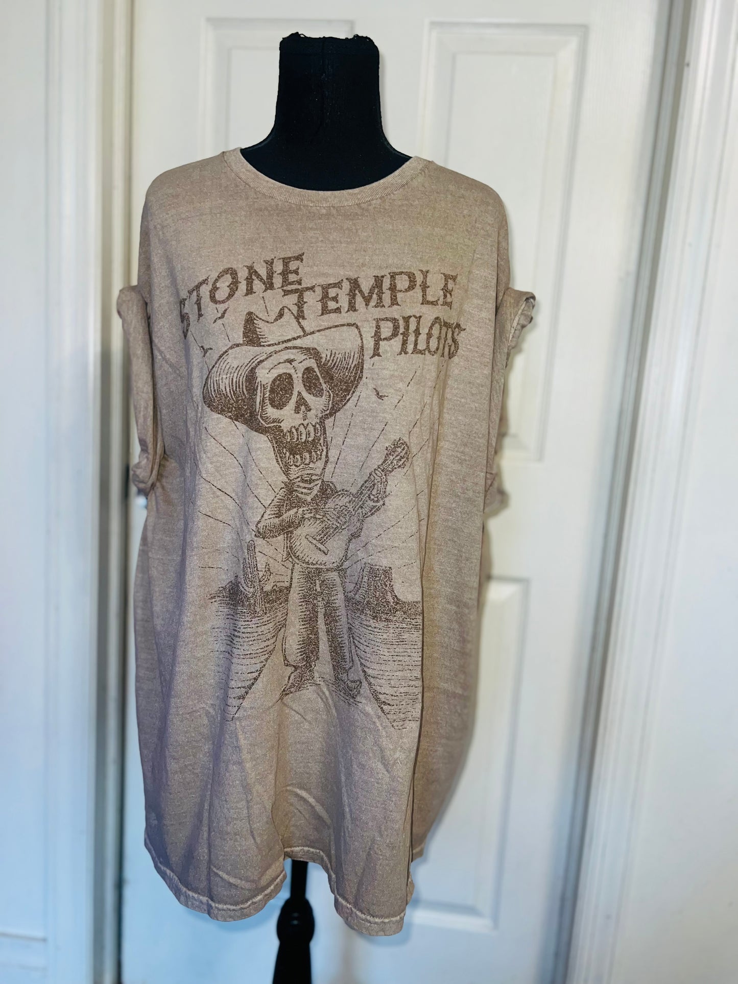 Stone Temple Pilots Oversized Distressed Tee