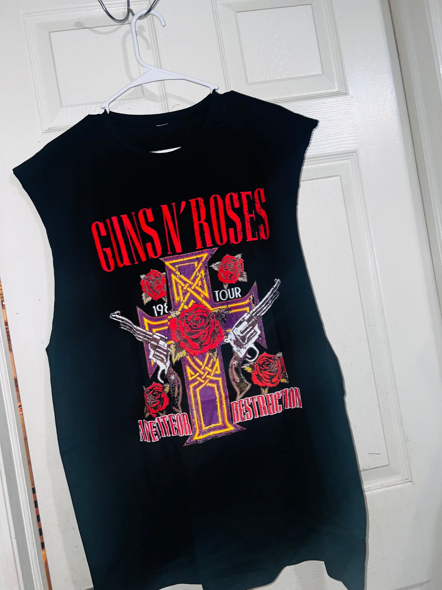 Guns n Roses Oversized Distressed Shirt (possibly dress)