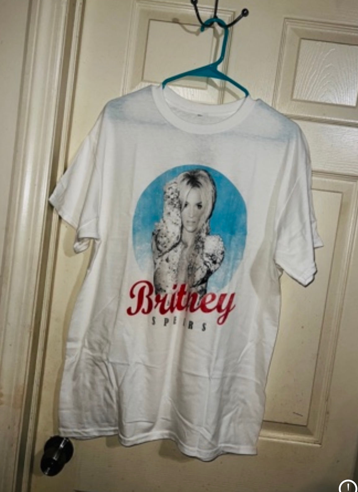 Britney Spears Oversized Distressed Tee