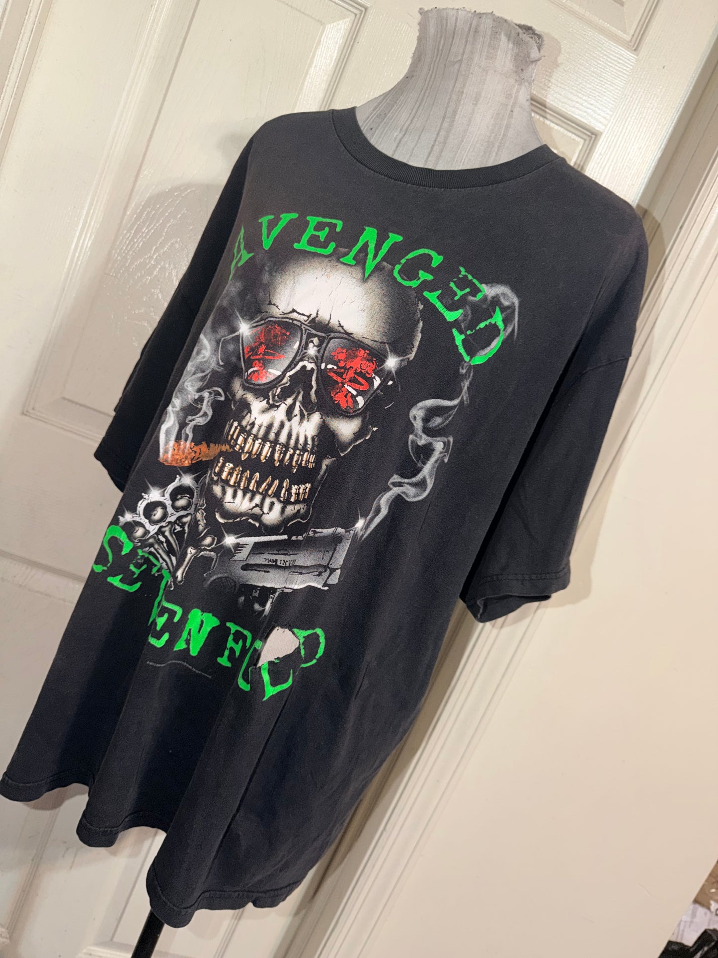 Avenged Sevenfold Vintage Oversized Distressed Tee