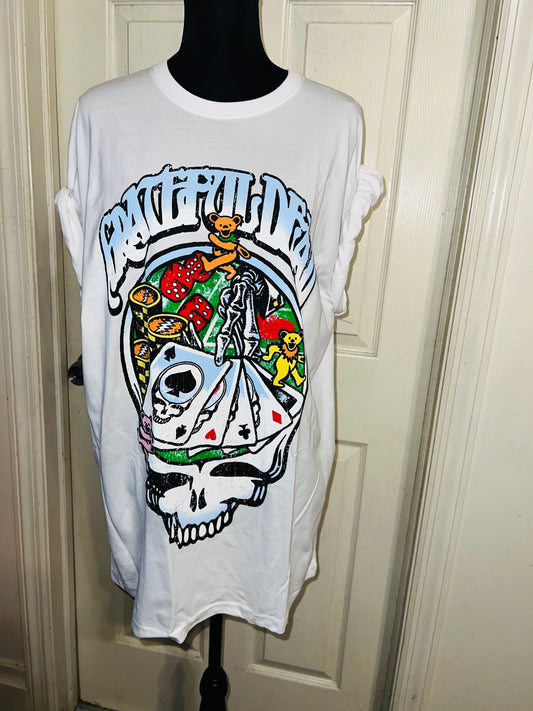 Grateful Dead Oversized Distressed Tee
