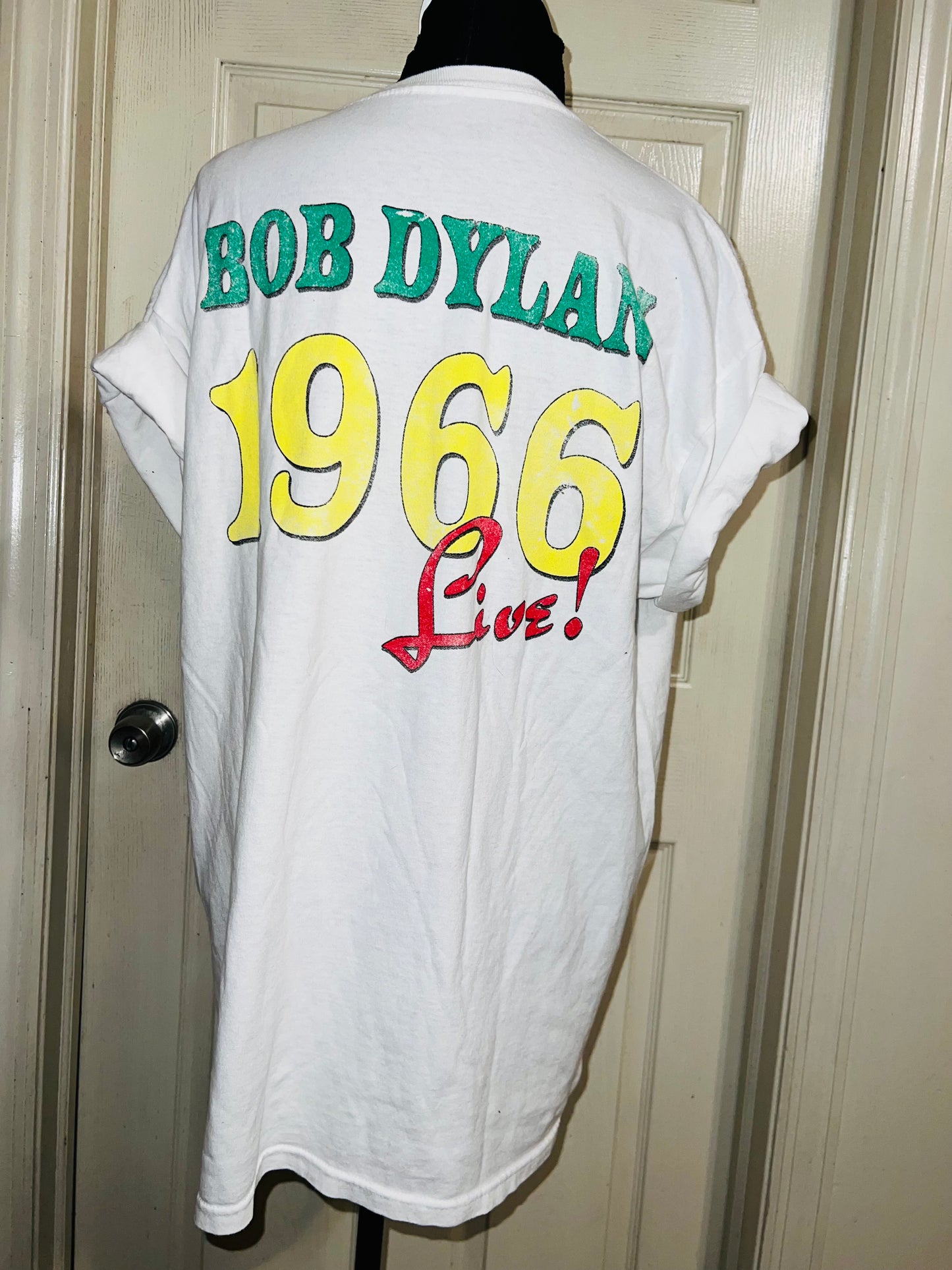 Bob Dylan Double Sided Oversized Distressed Tee