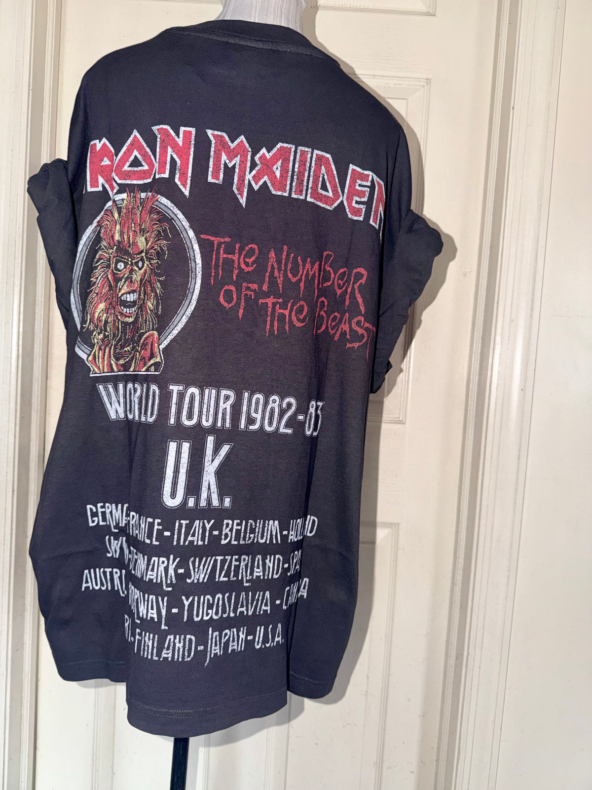 Iron Maiden Double Sided Oversized Tee