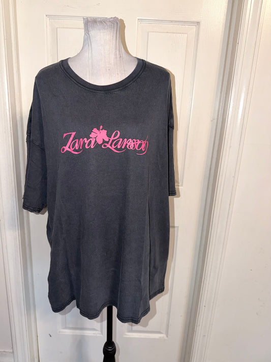 Zara Larson Oversized Double Sided Tee