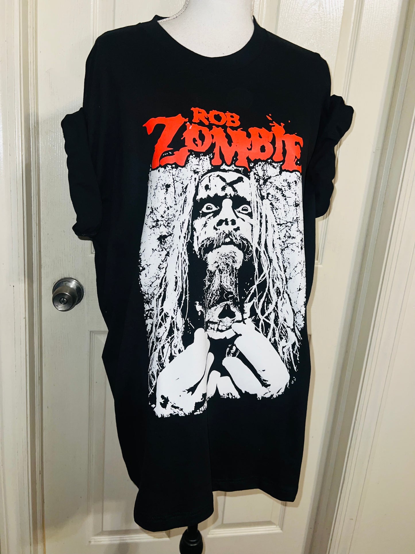 Rob Zombie Oversized Distressed Tee