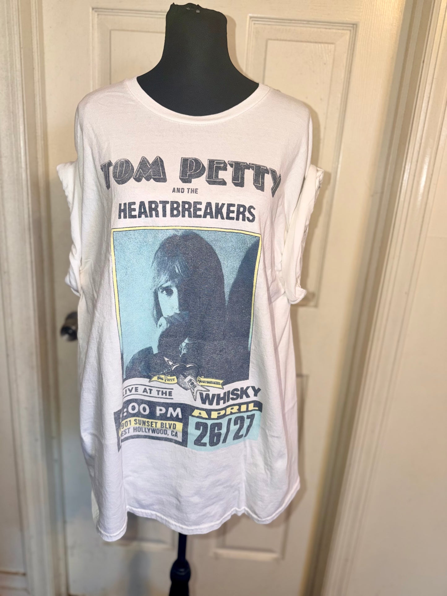 Tom Petty and the Heartbreakers Oversized Distressed Tee