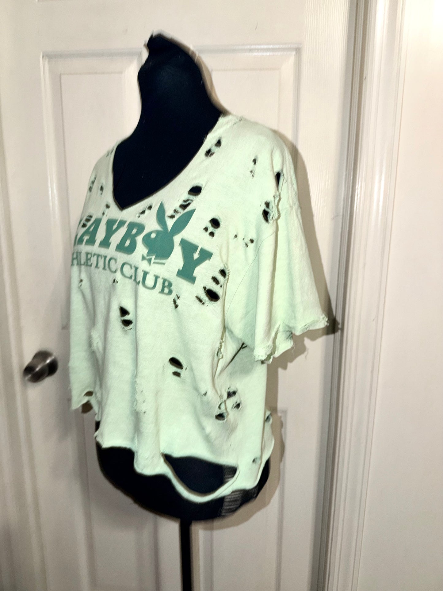 Playboy Oversized Cropped Tee