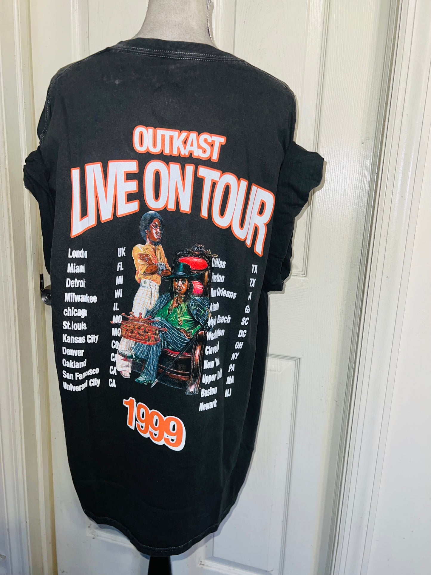 OutKast Double Sided Oversized Distressed Tee