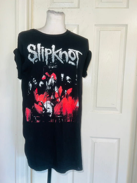 Slipknot Double Sided Oversized Distressed Tee