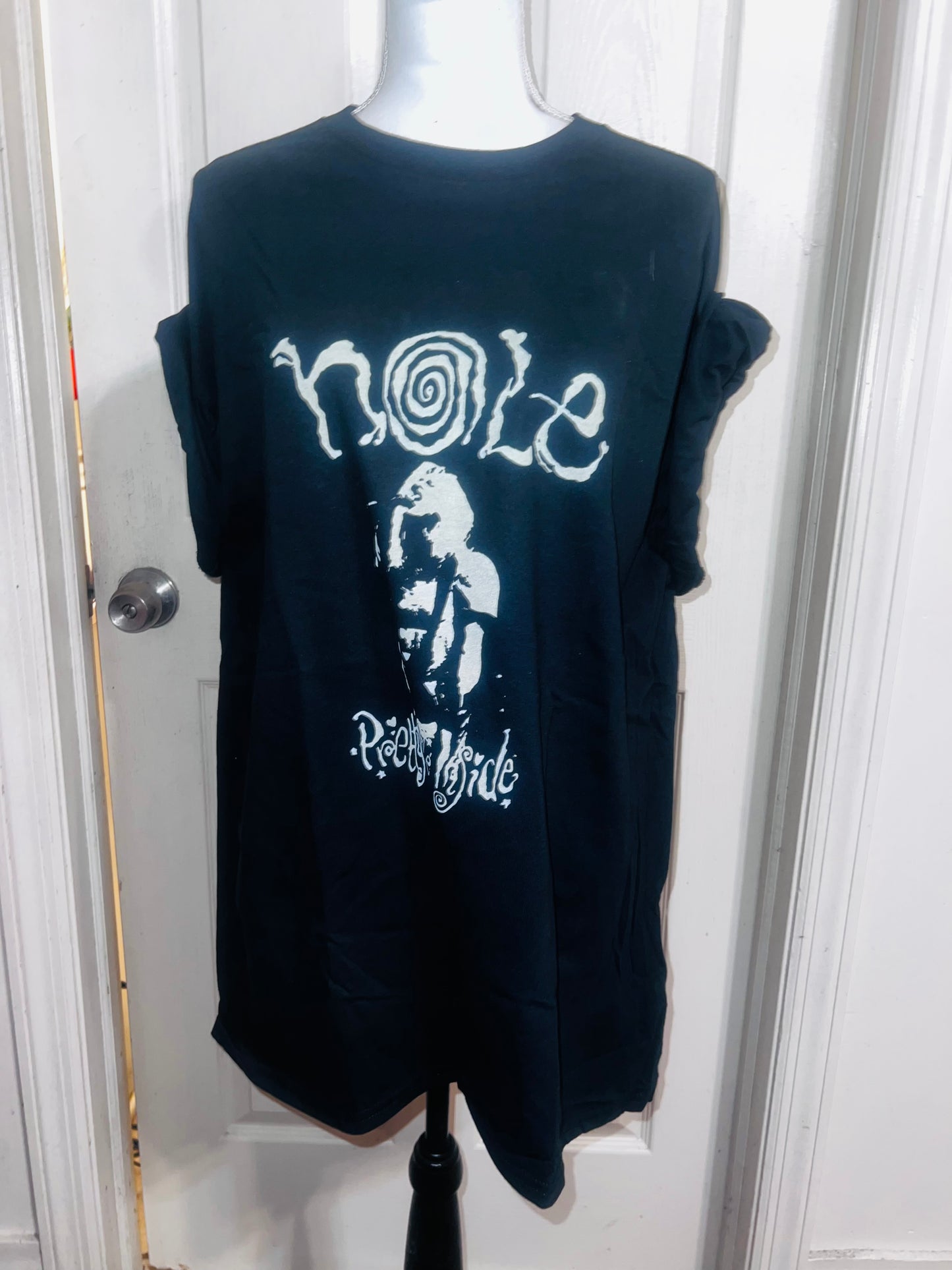 Hole Oversized Distressed Tee