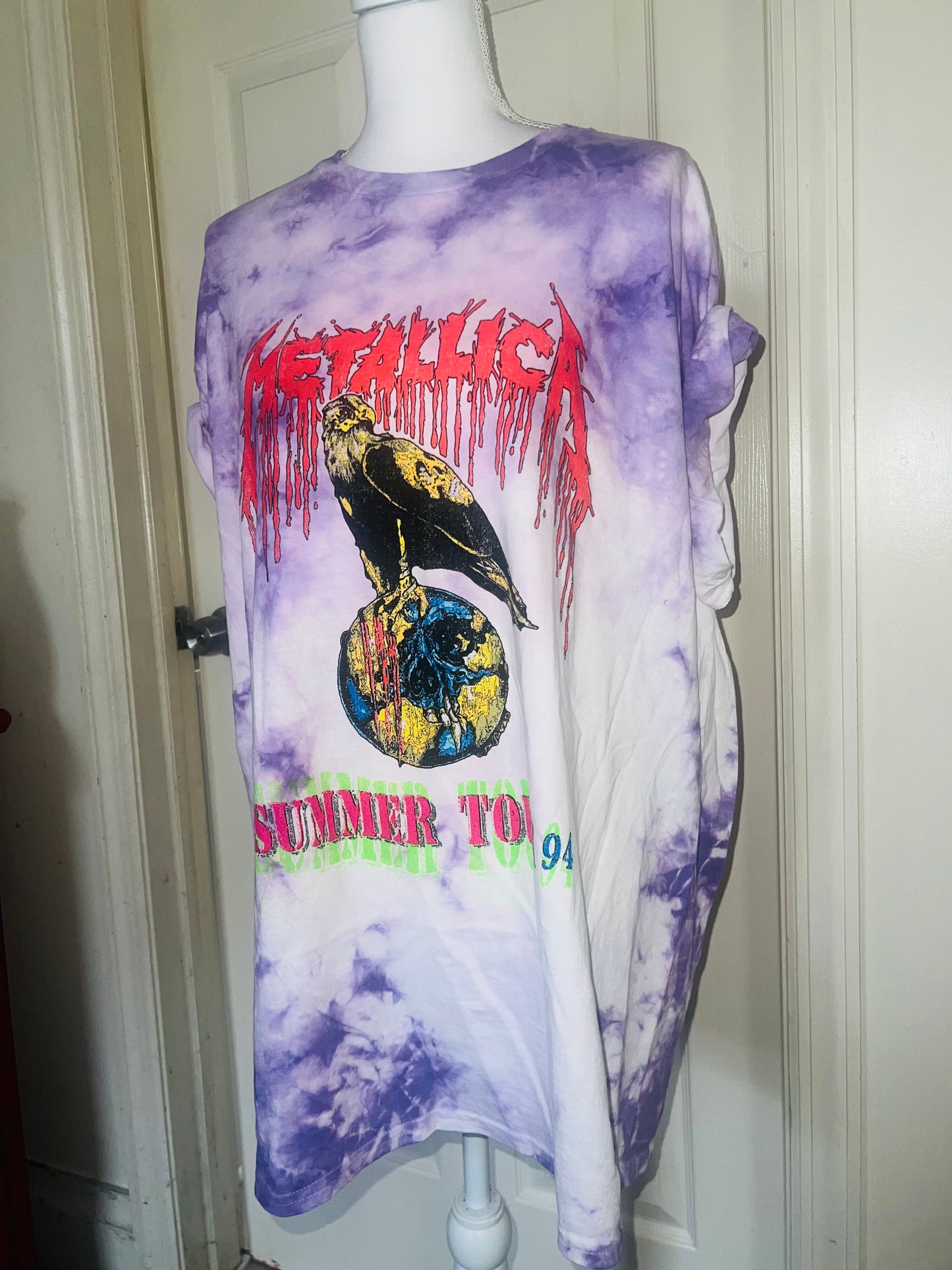 Metallica Oversized Distressed Tee