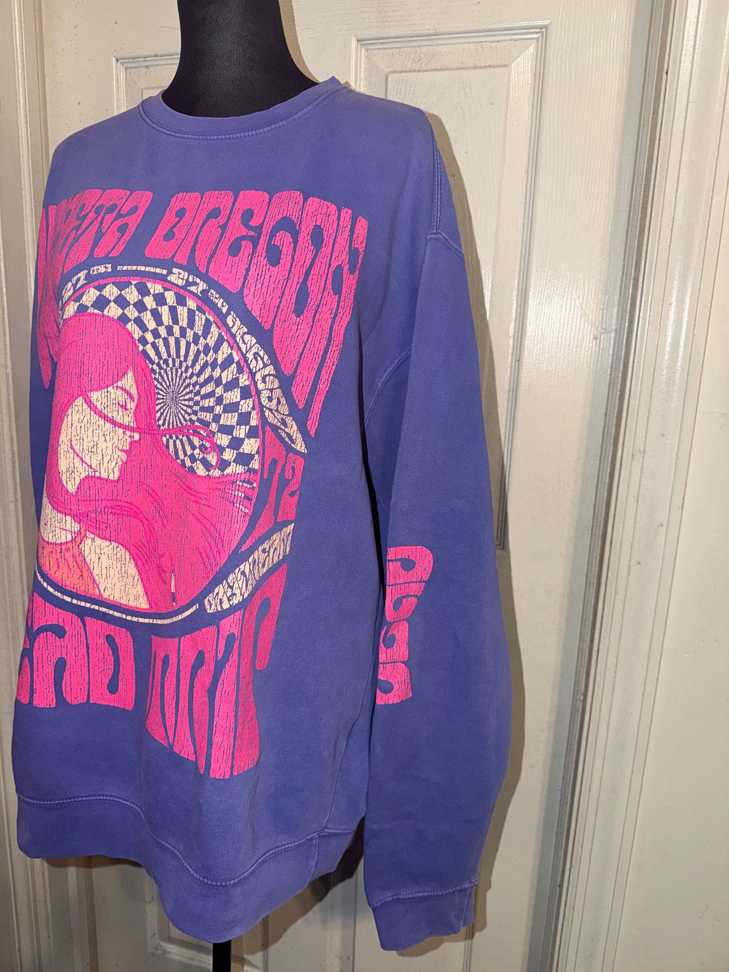 Grateful Dead Oversized Distressed Sweatshirt