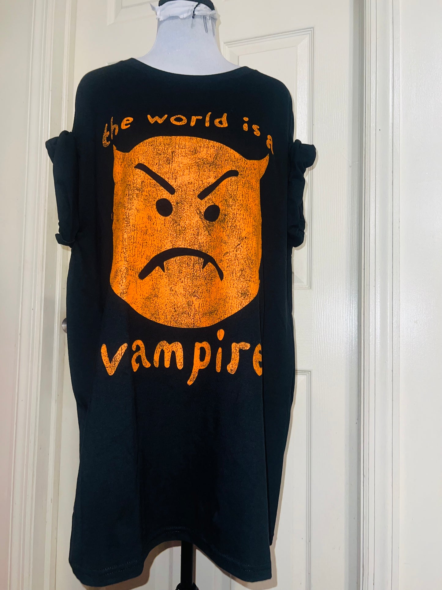 The Smashing Pumpkins Tour Double Sided Oversized Distressed Tee