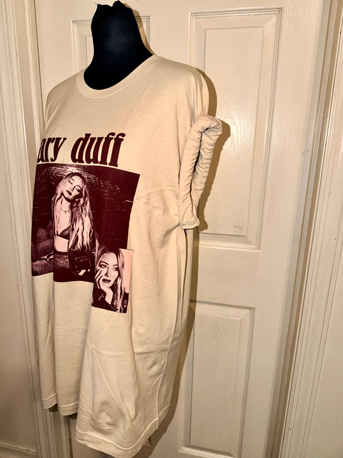 Hilary Duff Double Sided Oversized Tee