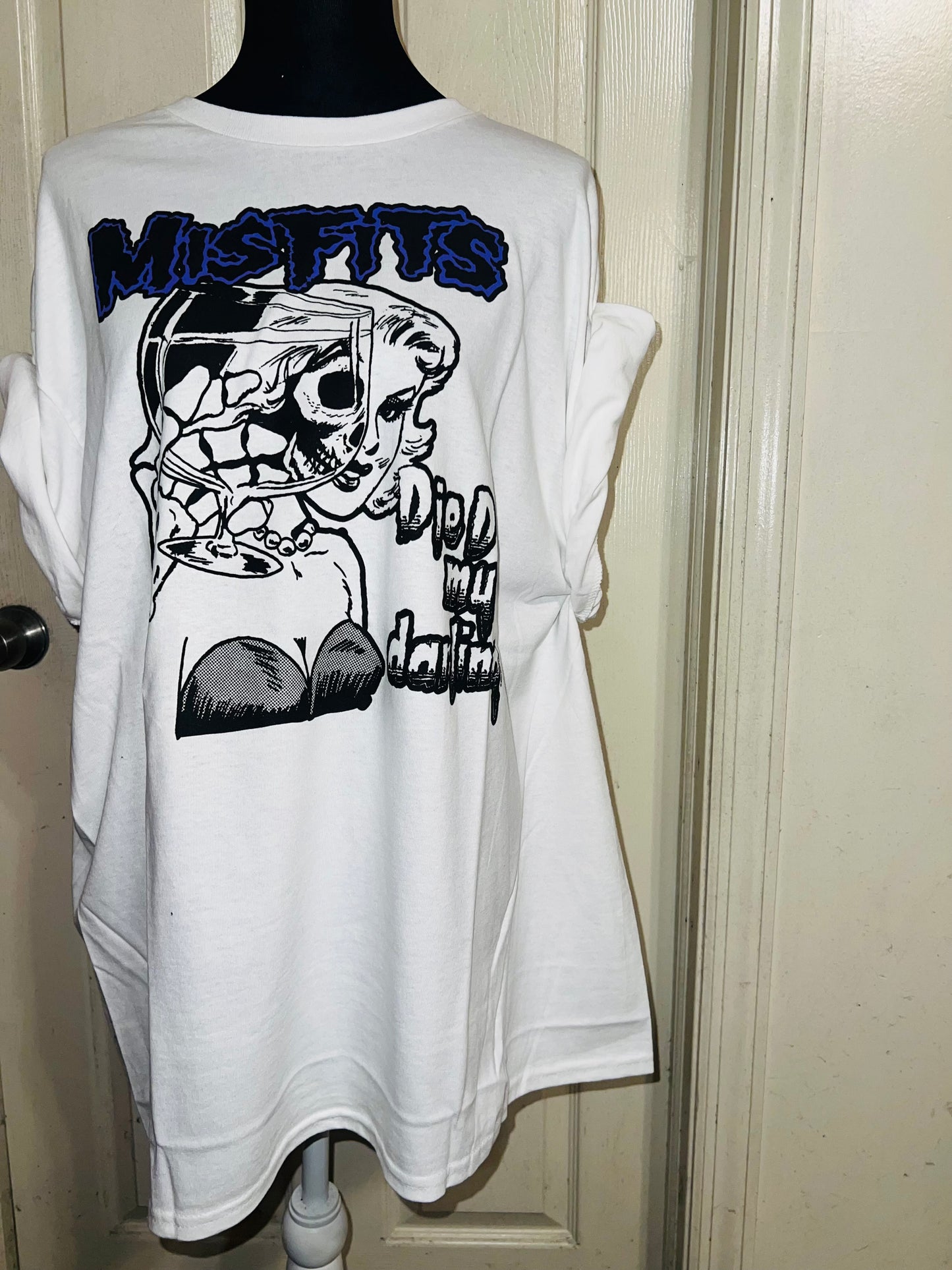 Misfits Oversized Distressed Tee