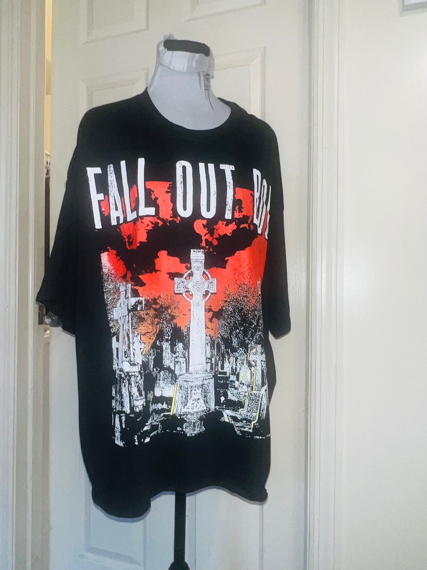 Fall Out Boy Oversized Distressed Tee