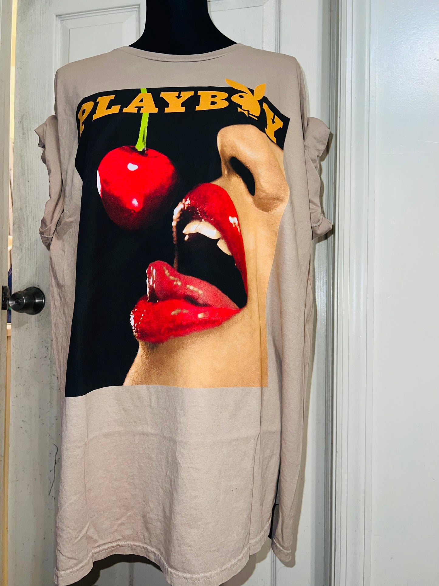 Playboy Vintage Cover Oversized Distressed Tee