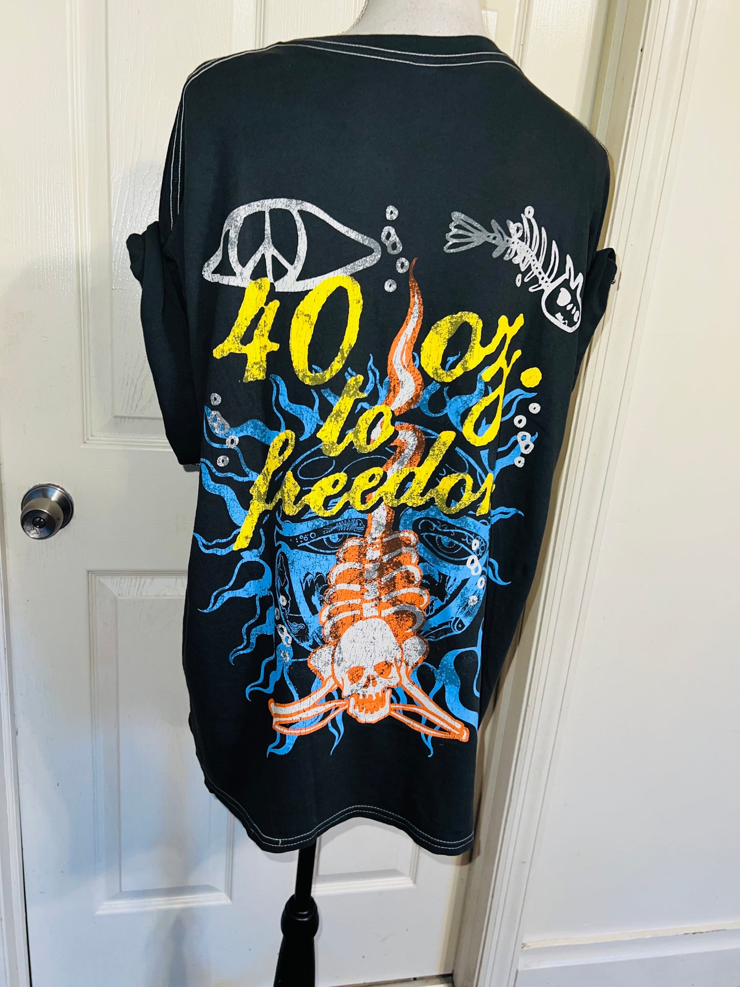 Sublime Double Sided Oversized Distressed Tee