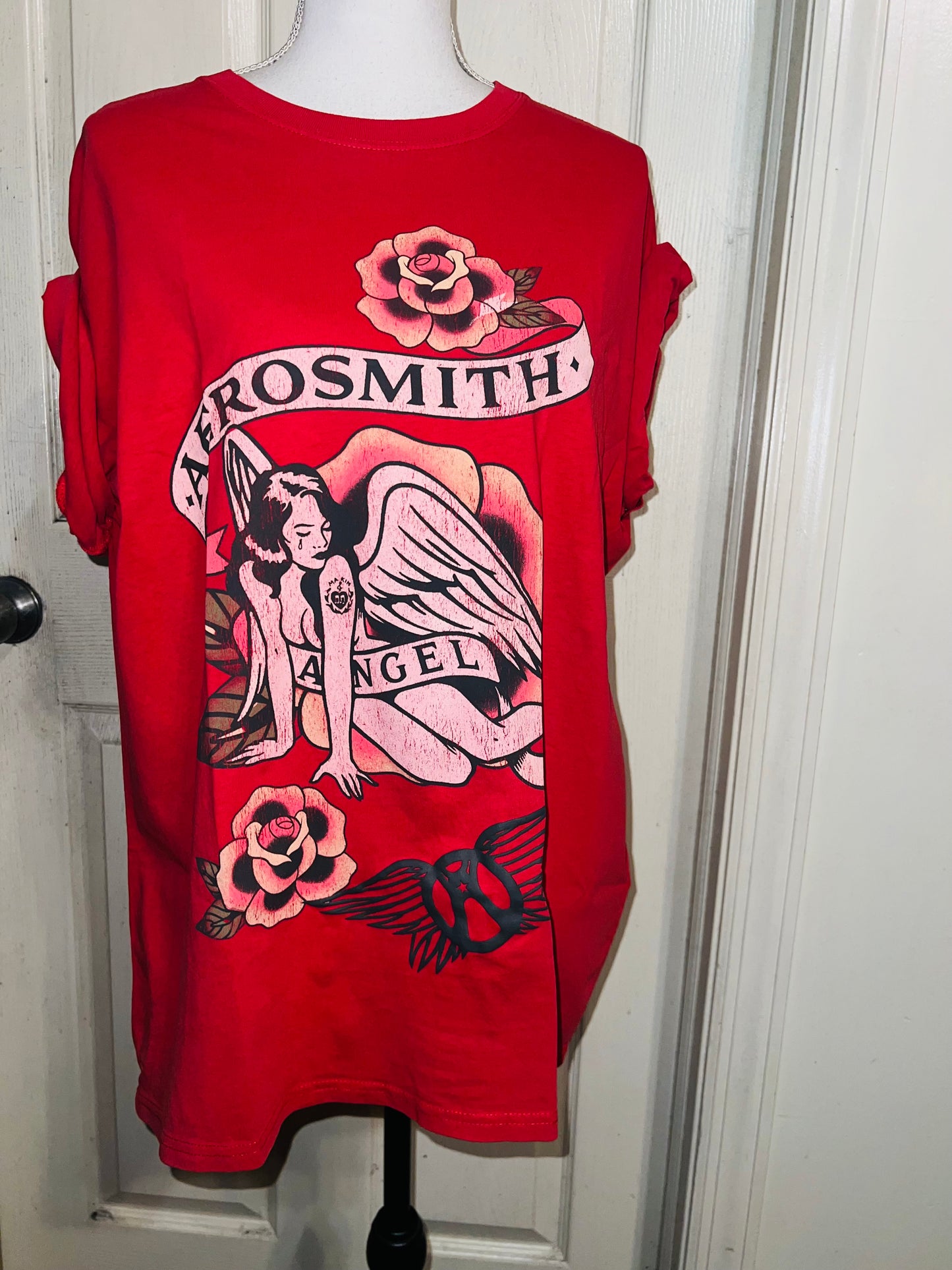 Aerosmith Oversized Distressed Tee