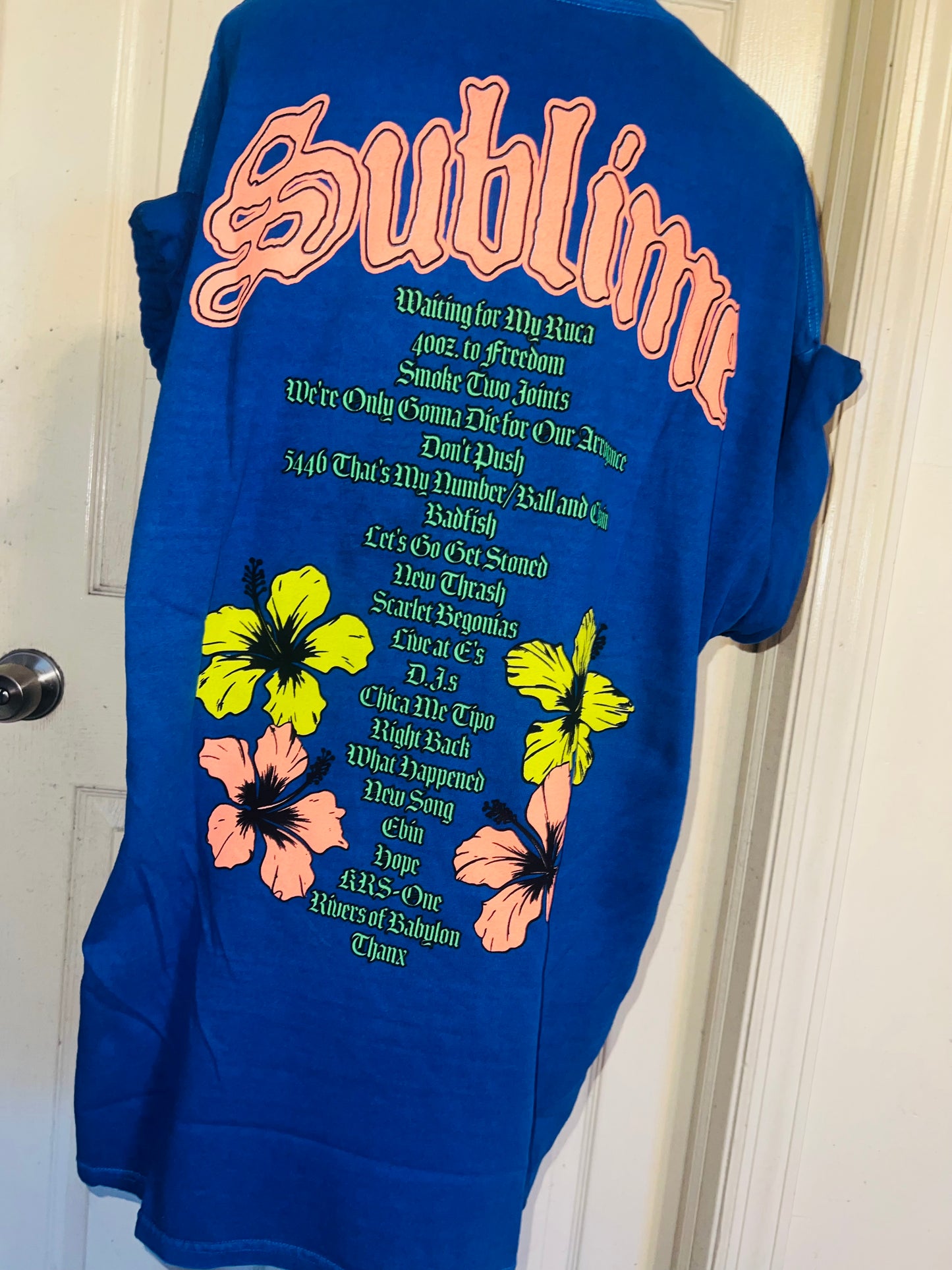 Sublime Double Sided Oversized Distressed Tee