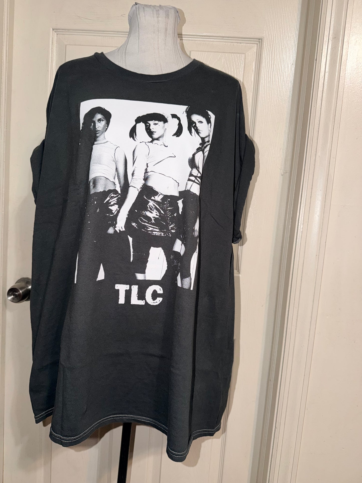 TLC Oversized Distressed Tee