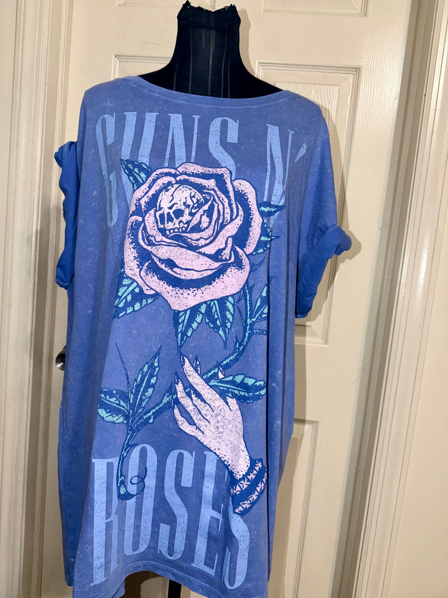 Guns N’ Roses Double Sided Oversized Distressed Tee