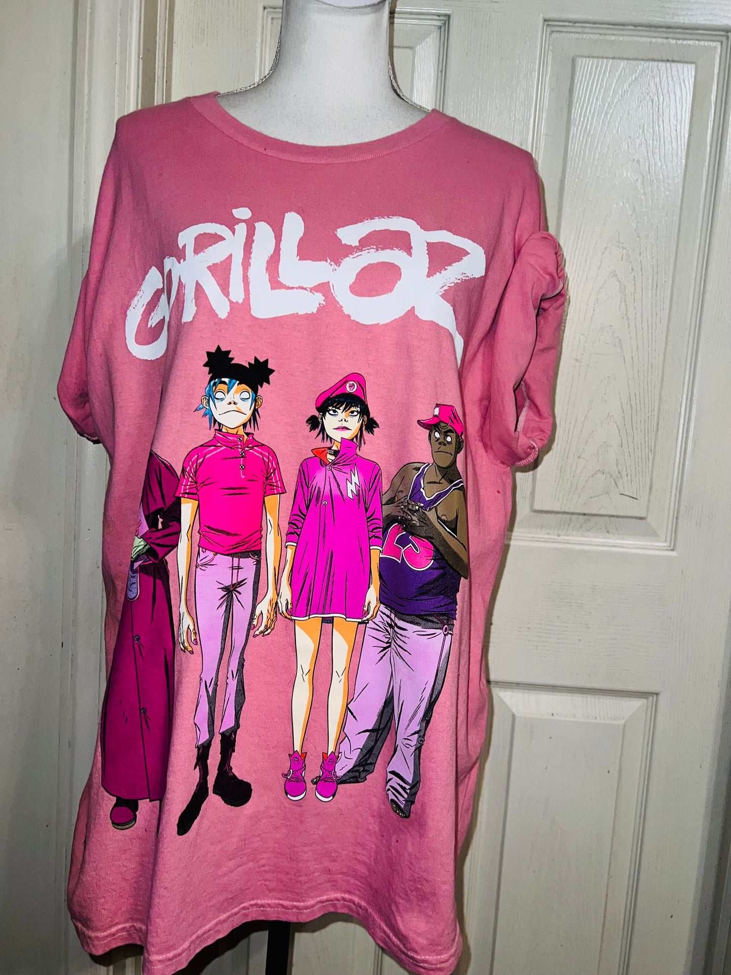 Gorillaz Oversized Distressed Tee
