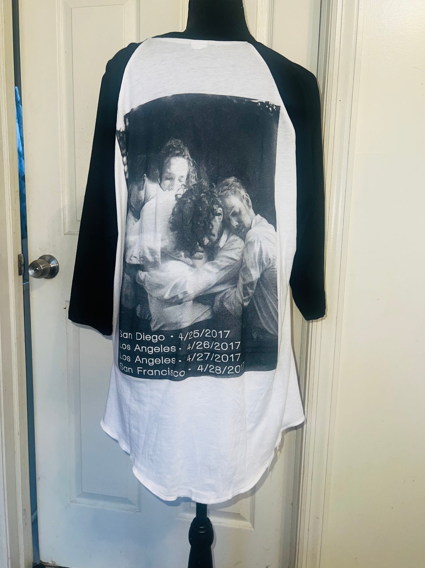 The 1975 Raglan Double Sided Oversized Tee (picture on back)