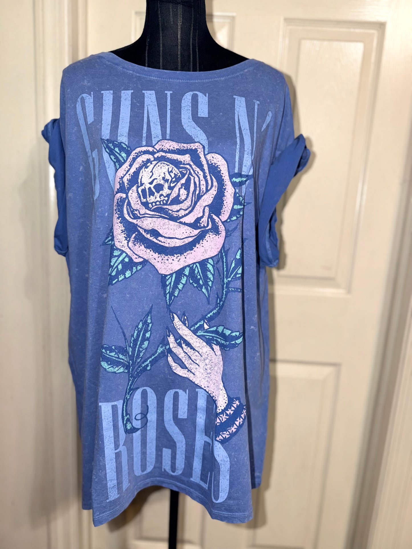 Guns N’ Roses Double Sided Oversized Distressed Tee