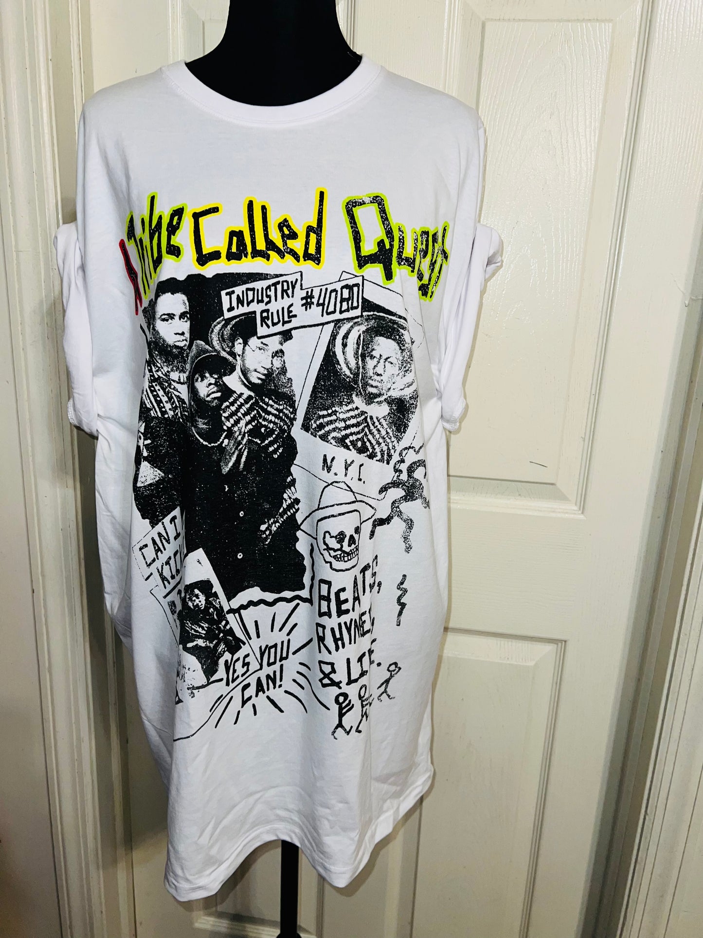 A Tribe Called Quest Oversized Distressed Tee