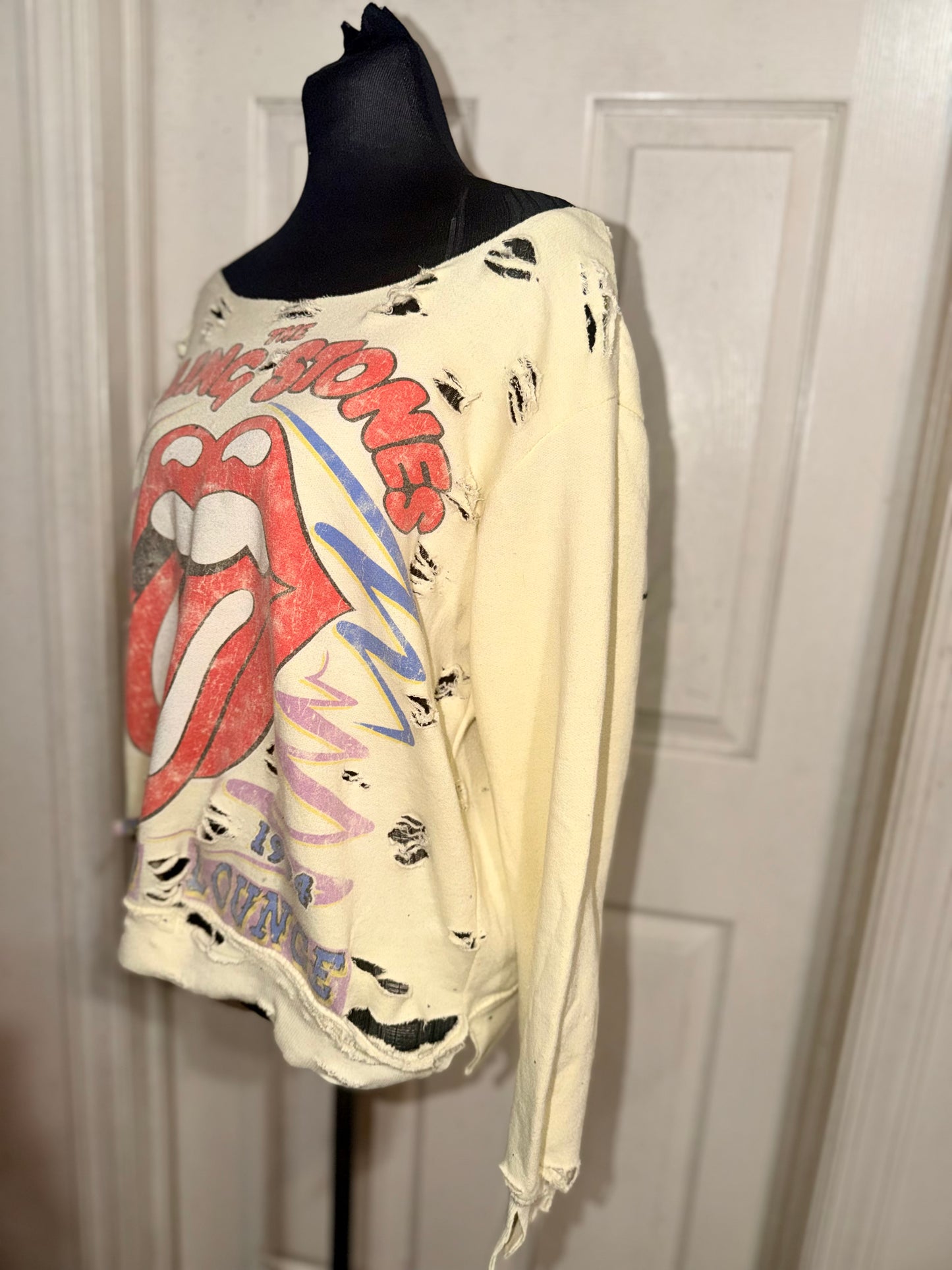 The Rolling Stones Distressed Sweatshirt