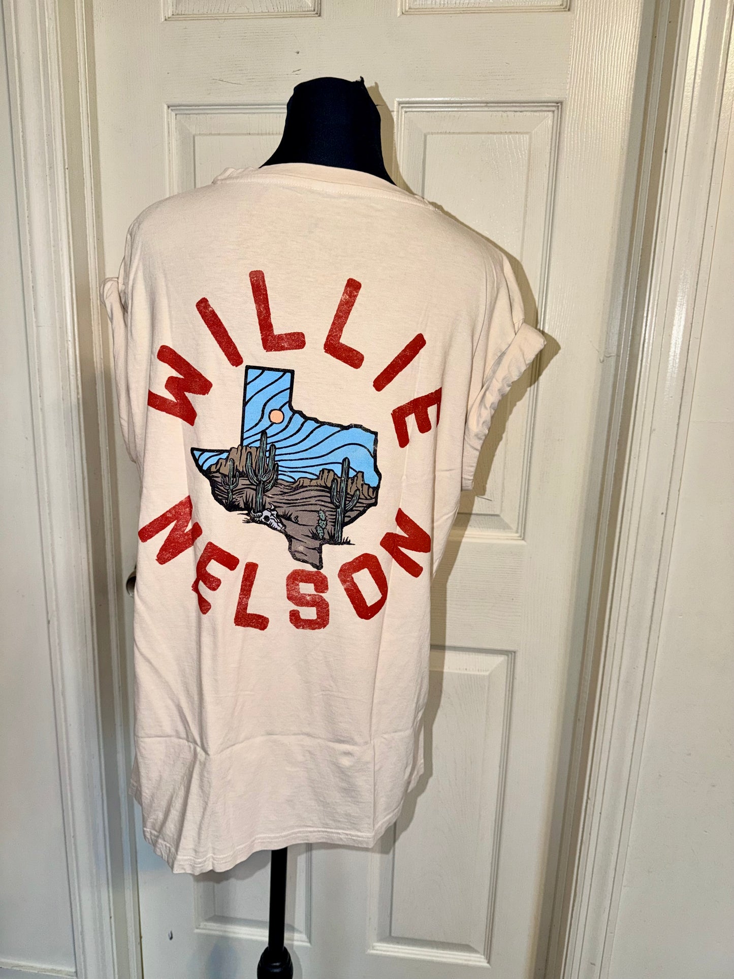 Willie Nelson Double Sided Tee