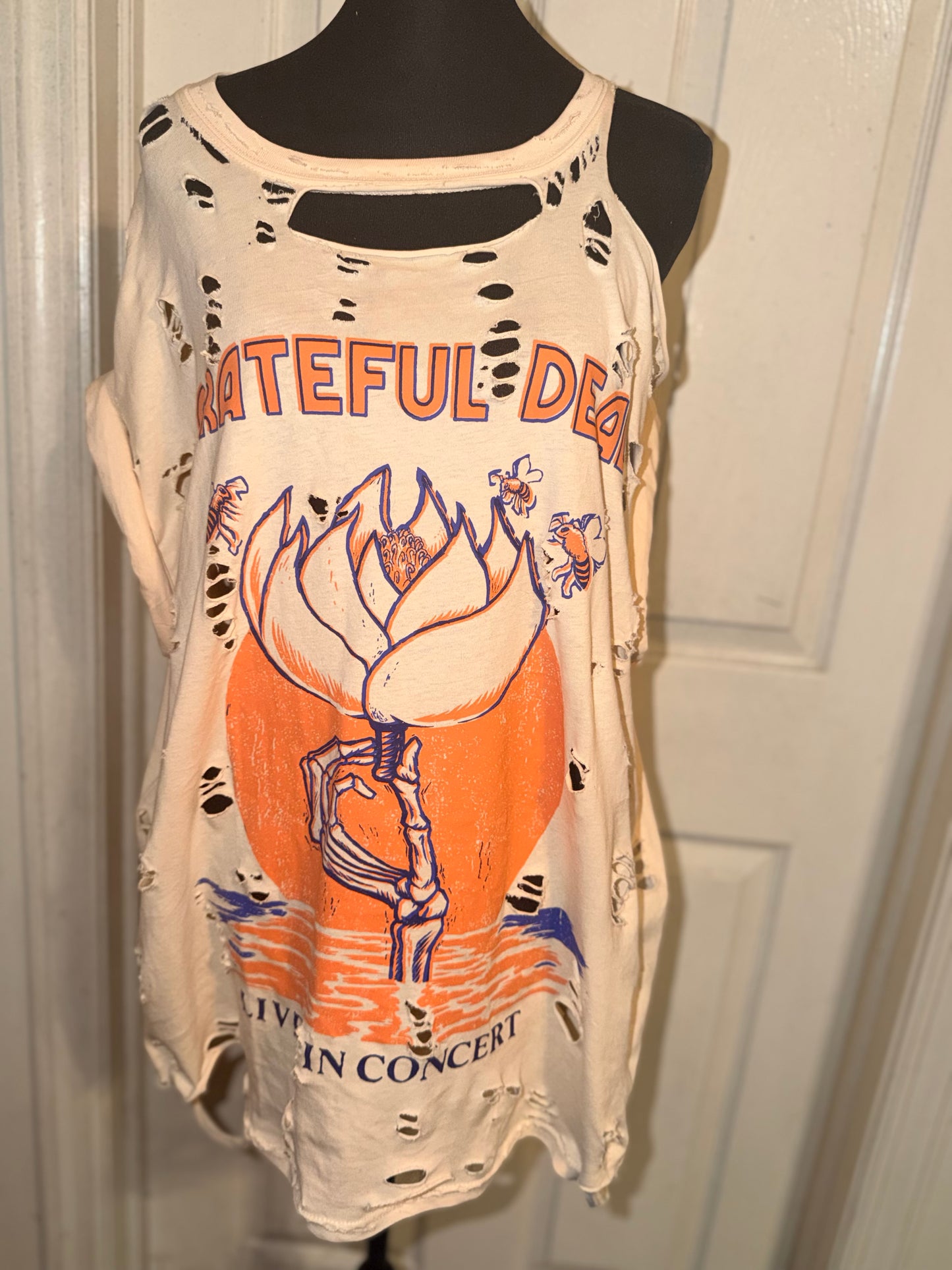 Grateful Dead Oversized Distressed Tee (as is)