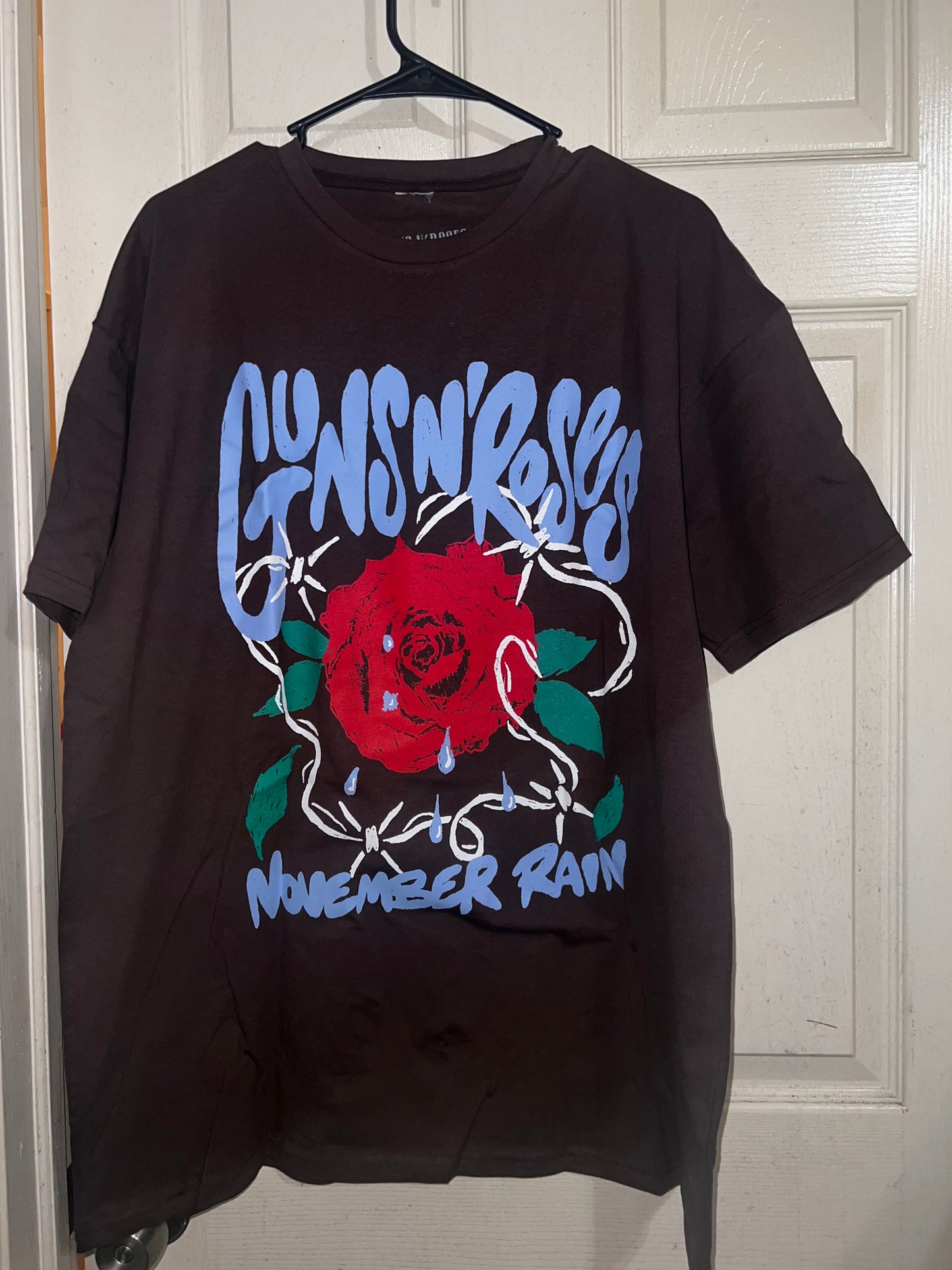 Guns n Roses November Rain Oversized Distressed Tee