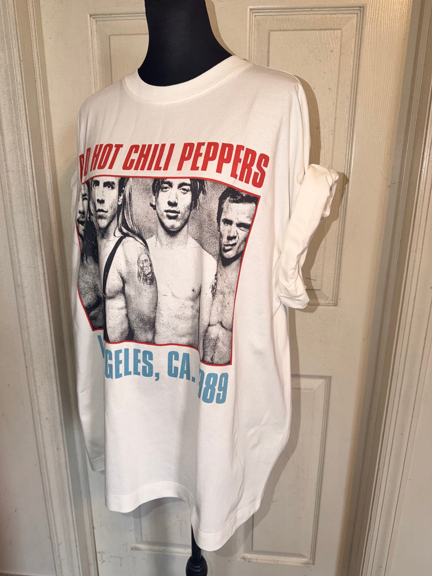 Red Hot Chili Peppers Oversized Distressed Tee