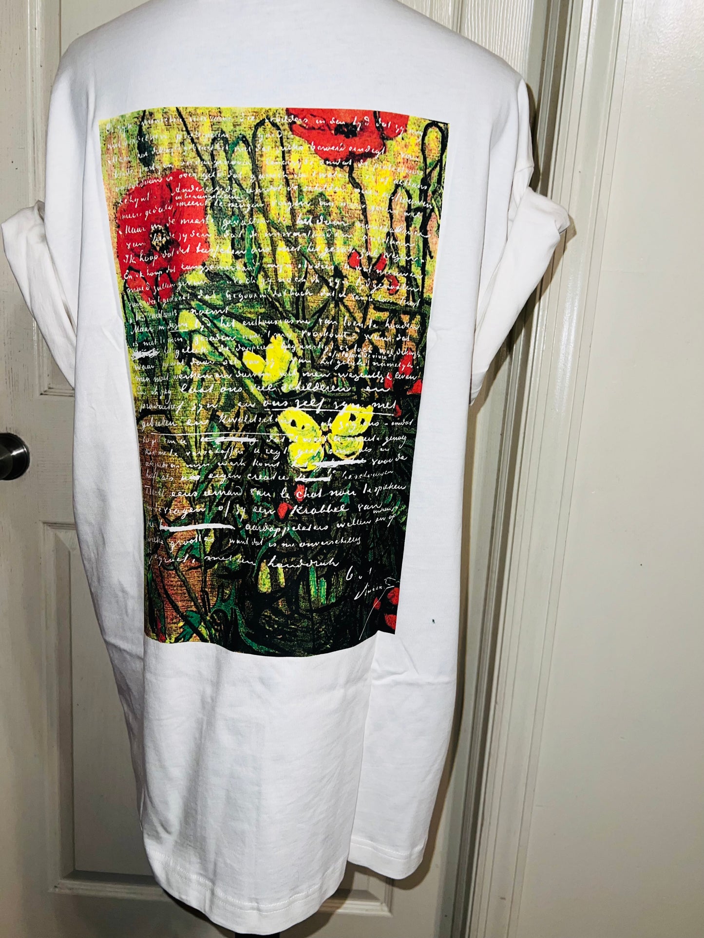 Vincent Van Gogh Double Sided Distressed Tee