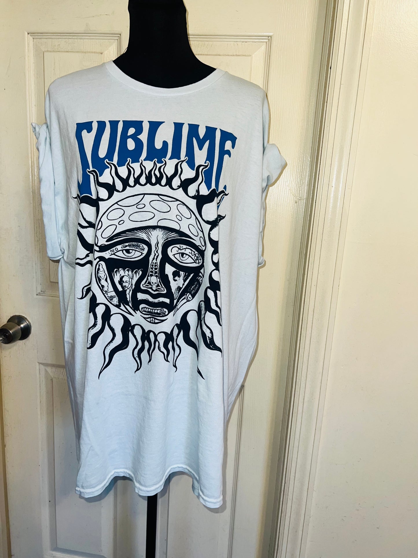 Sublime Double Sided Oversized Distressed Tee