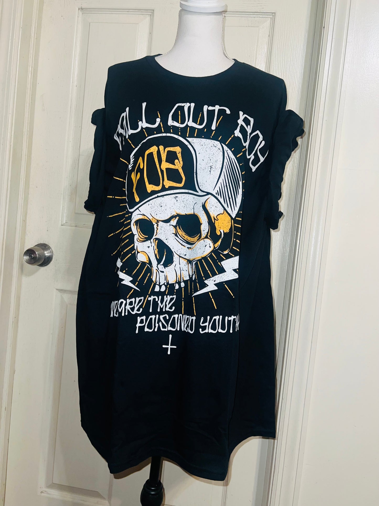 Fall Out Boy Oversized Distressed Tee